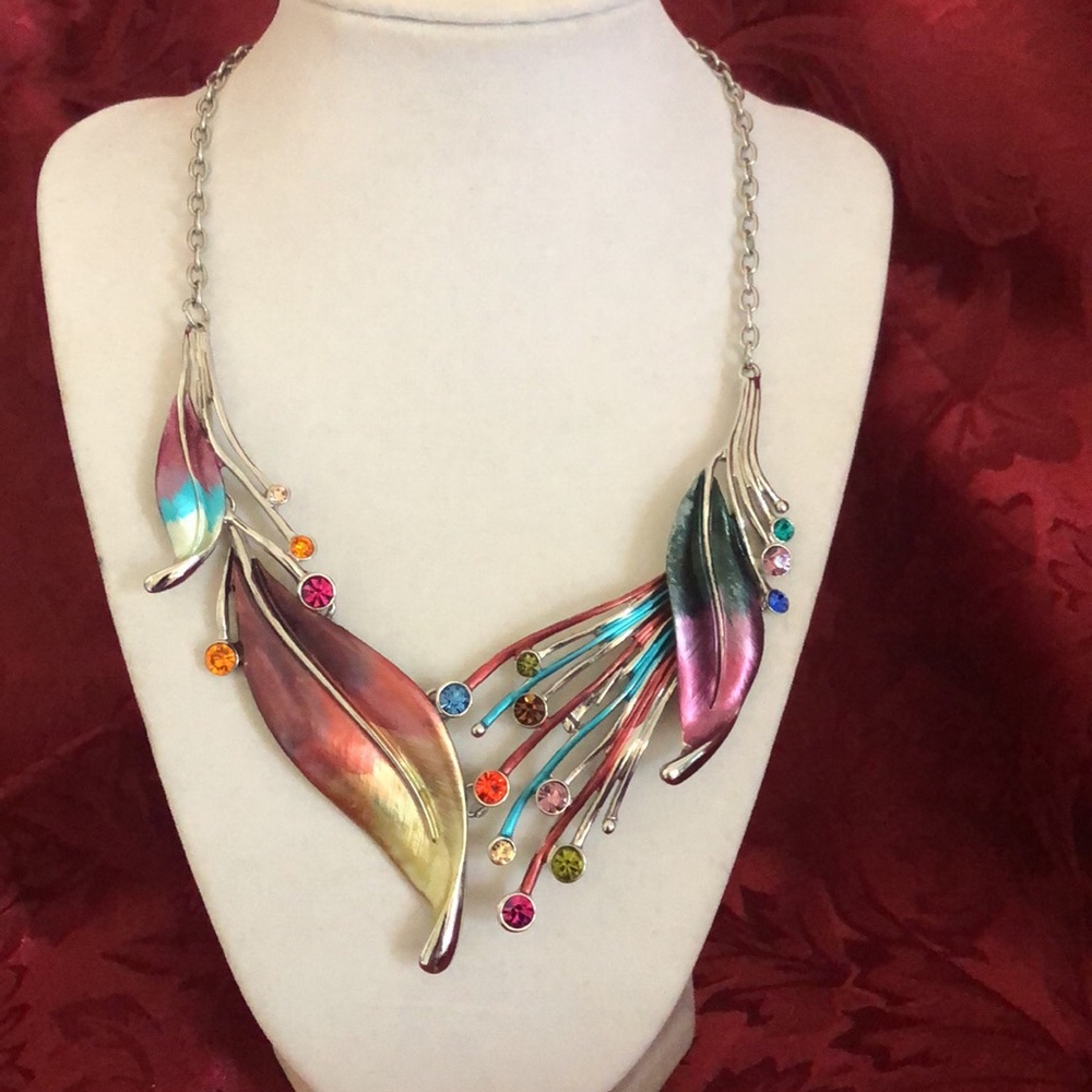 Multicolored fancy necklace
